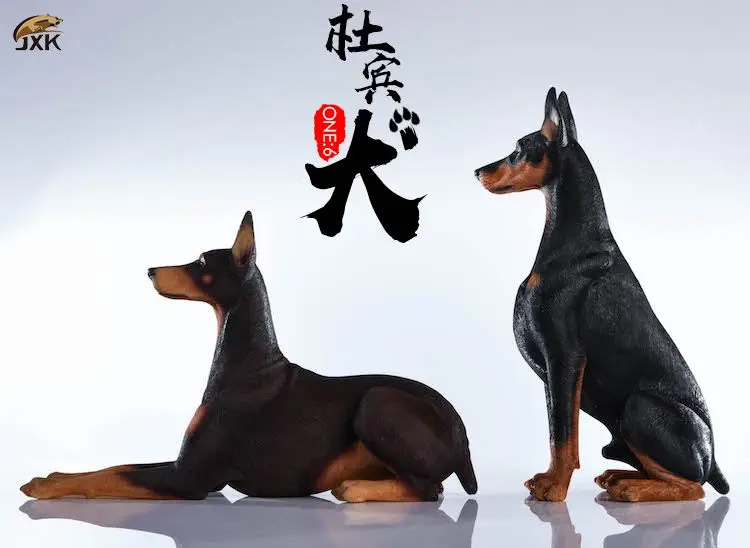1/6 масштаб модель животного JxK004 Doberman Pinschers игрушки модельки животных подарок для 12 дюймов фигурка сцены Acces коллекция
