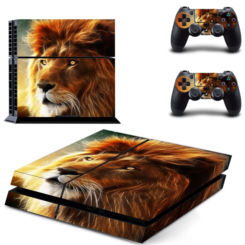 Наклейка для PS4 виниловая наклейка, стикер для консоли sony Playstation 4 и 2 контроллера наклейка для PS4 наклейка