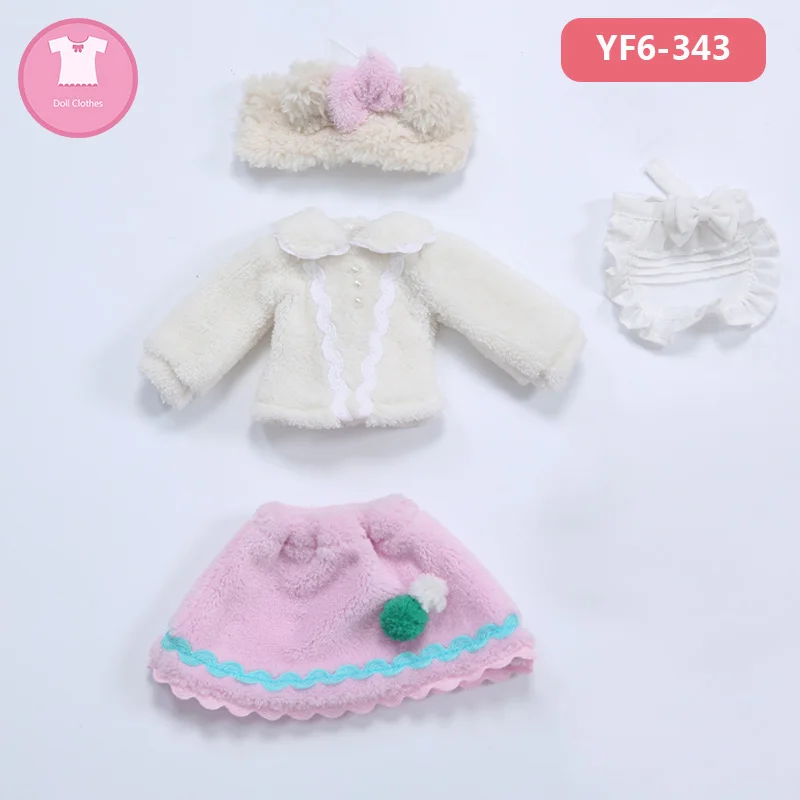 BJD одежда 1/6 для Littlefee или LCC тело хлопок конфеты милое платье красивая кукла наряд OUENEIFS кукла аксессуары - Цвет: YF6-343