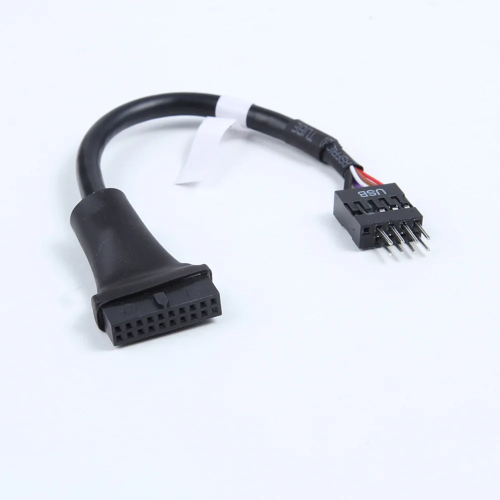 20Pin USB 3 0 мама к 2 папа компьютерная материнская плата подключение USB2.0 20P USB3