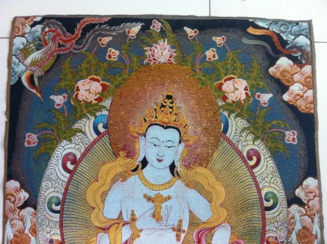 Тибет Nepal thangka Тара Будда ли статуя Те Гуань Инь(железная Гуаньинь) Экзорцизм мир богатства