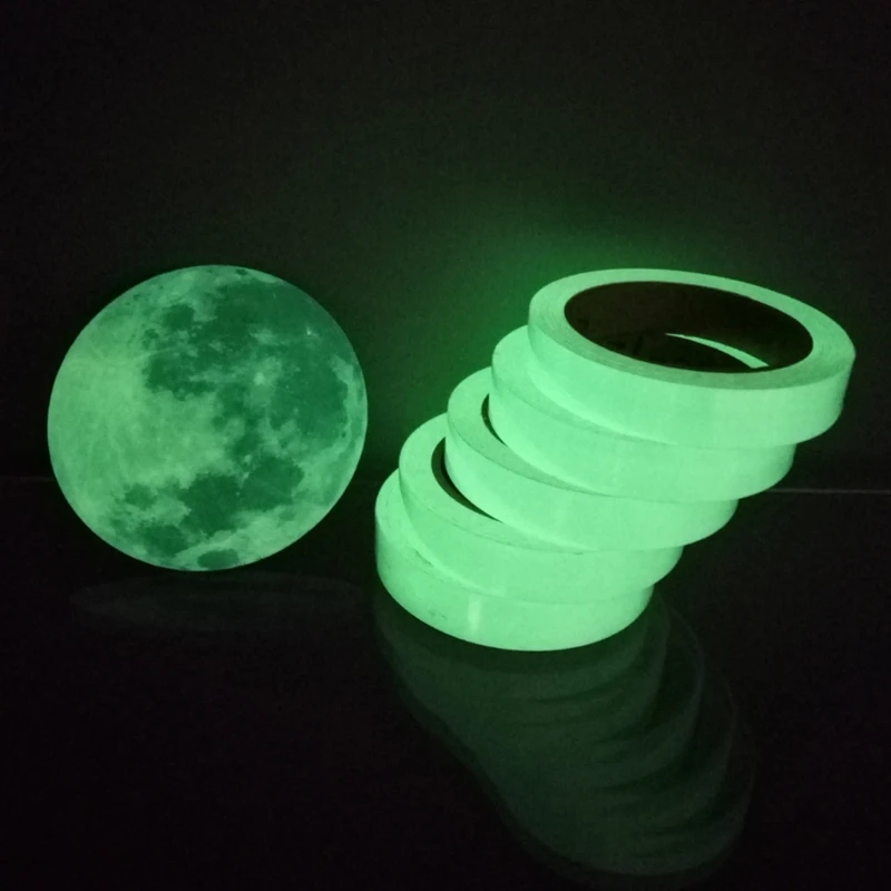 

2019 New 3m 1cm Self-adhesive Luminous DIY Tape Warning Tape Glow In Dark Car Sticker