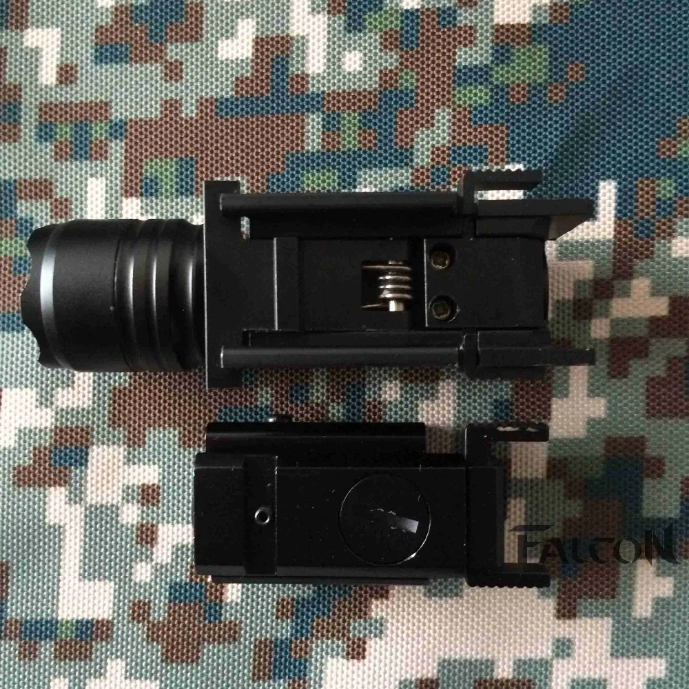 Новинка 2016 тактический Красный точечный лазерный прицел + светодиодный фонарик