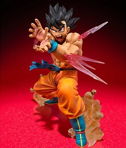Новый Saiyan Сон Гоку Гоко тройной Kaiohken Kamehameha Акира Торияма Dragon Ball Z Bandai 4 3 &quotфигурка
