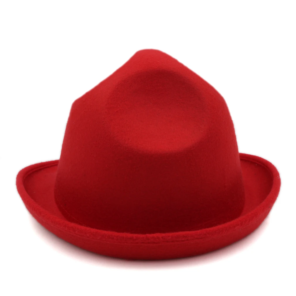 Mistdawn Fashion Unisex Wool Blend Fedora Trilby Cap Gangster Caps Jazz Hat Canada Canadian Mountie Ranger | Аксессуары для одежды