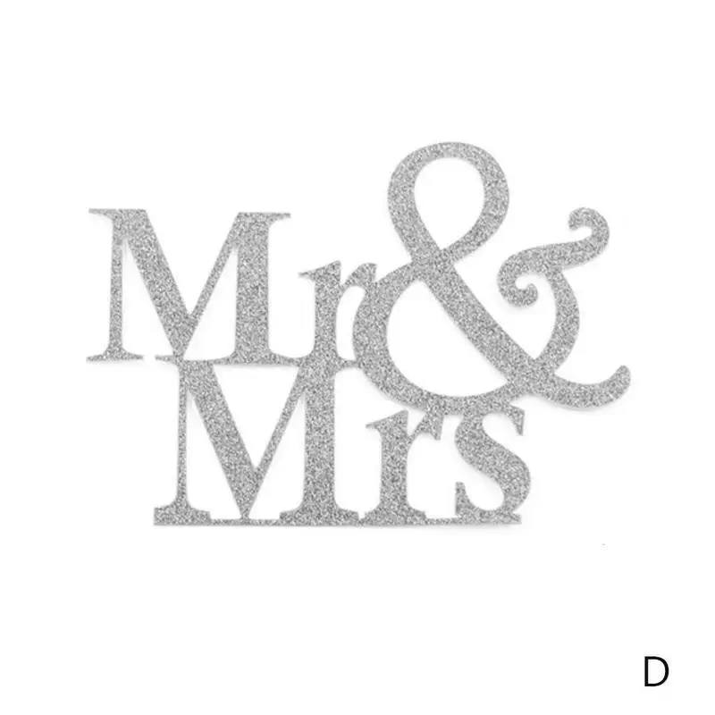 Mr Mrs торт Топпер деревянный свадебный торт Топпер счастливый торт украшение юбилей свадебный торт вставки деревянные свадебные принадлежности - Цвет: D