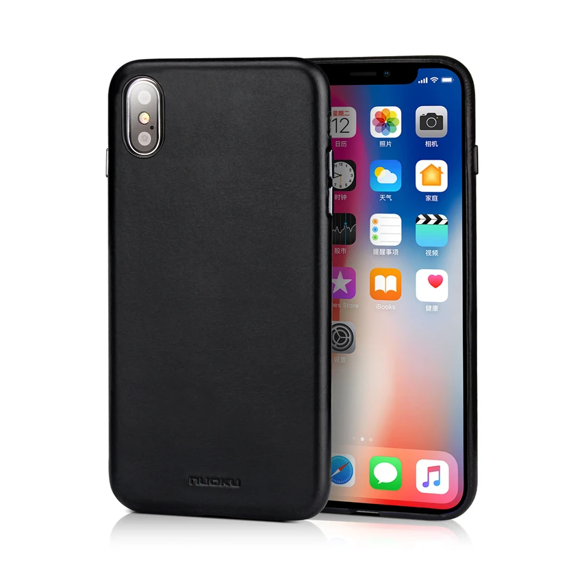 Роскошный чехол для телефона из натуральной кожи для iPhone 6, 6s, 7, 8 Plus, X, деловой мягкий чехол из ТПУ, противоударный чехол