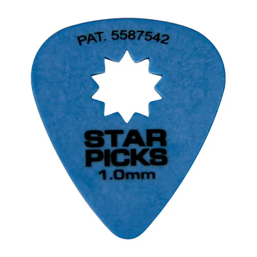 Blue 1.00mm Everly Star pick Grip медиатор для гитары медиатор Star pick s - Цвет: Blue 1.00mm