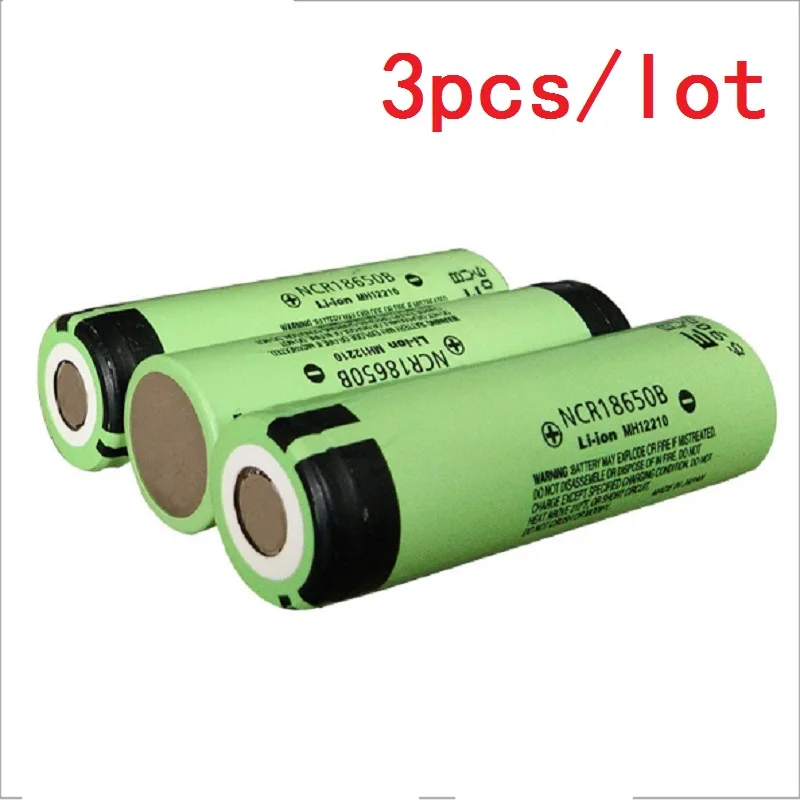2017 защищенный оригинальный 18650 NCR18650B 3400mAh перезаряжаемый литий ионный