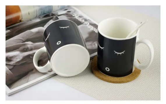 Новинка керамические чашки для воды меняющие цвет офиса утренняя кофейная