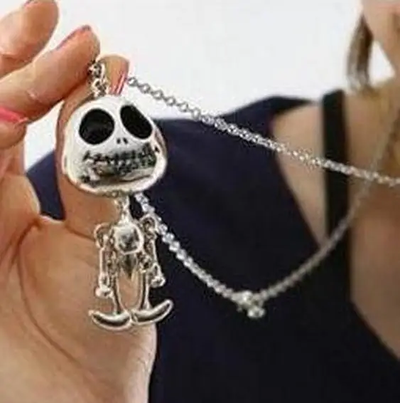 Punk Gothic Vintage Retro Skull Skeleton Charm Pendants Necklaces Fashion Women Jewelry For N020 | Украшения и аксессуары