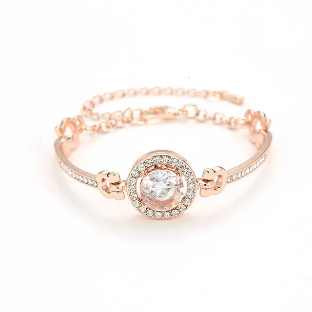 Новые Индивидуальные благородные Браслеты Стразы из нитей золотистые браслеты