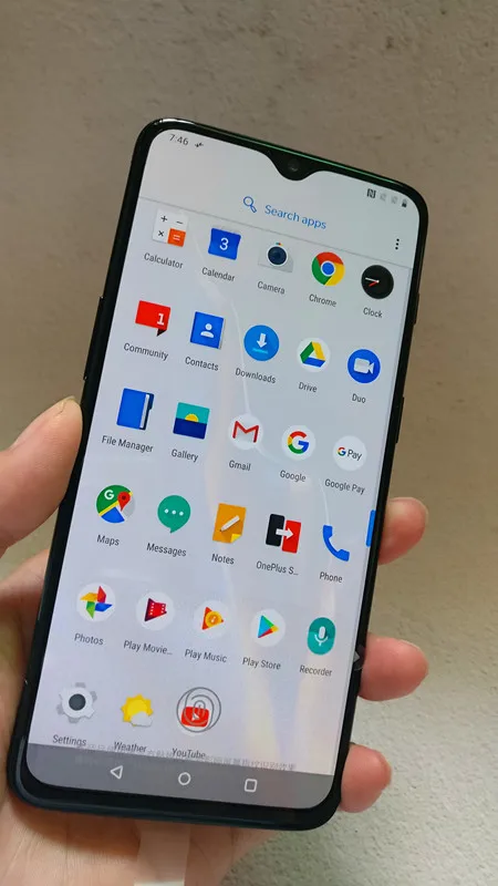Oneplus 6T мобильного телефона 6/8GB RAM 128/256 ГБ ROM Snapdragon 845 Octa Core 6,4" Двойная камера разблокировка экрана NFC для мобильного телефона