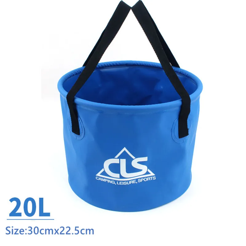 Портативное складное ведро для рыбалки и кемпинга 2 цвета|Мешки воды| |