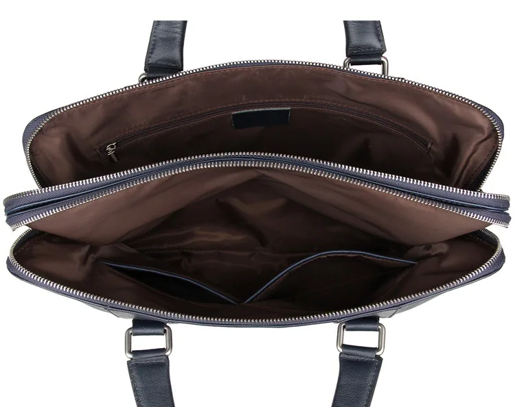 Nesitu черный синий кофе натуральная кожа офисный 14 ''ноутбук мужской портфель