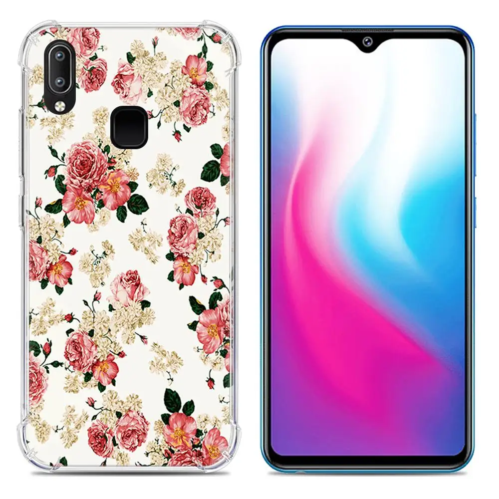 7 Противоударный чехол для телефона Vivo Y91/Y95/U1/Y91i модный дизайн с подушкой безопасности цветной окрашенный задний Чехол для телефона - Цвет: 7