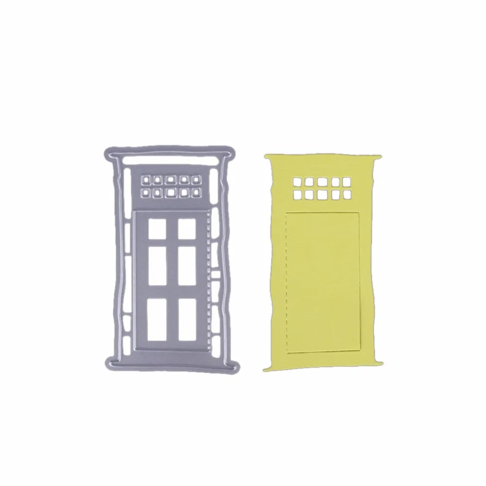 Штампы для резки дверей DIY карты тиснение углеродистая сталь штампы скрапбукинга