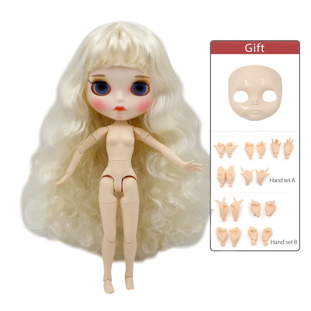 280BL6025-G ICY Blyth кукла Обнаженная нормальное и общее тело с ручным набором AB и лицевой панелью в подарок Мода девушка 1/6 BJD кукла - Цвет: 280BL6025-G