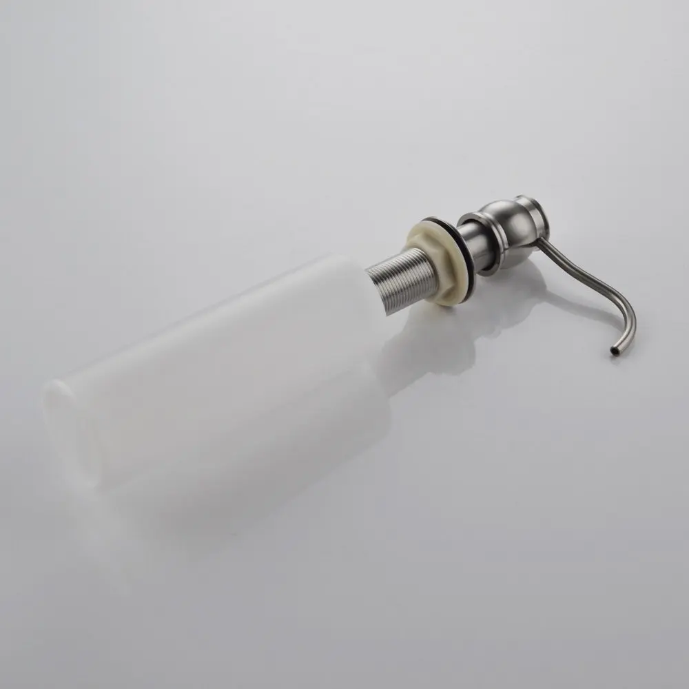 Кухонный дозатор для лосьона/мыла из матового никеля с латунным насосом и