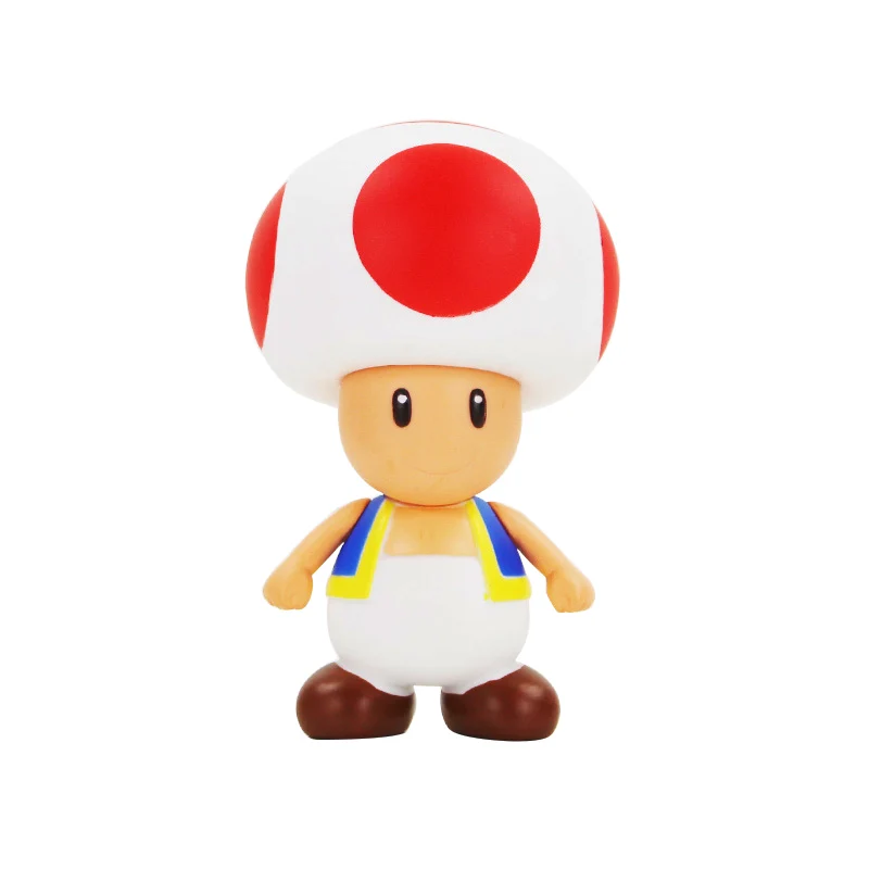 10 шт./партия, 13 см, Super Mario Bros Odyssey Cappy Mario Луиджи Йоши, Bowser, Wario toadettte Toad Waluigi, ПВХ, модель игрушки, 28 стилей - Цвет: 10pcs N