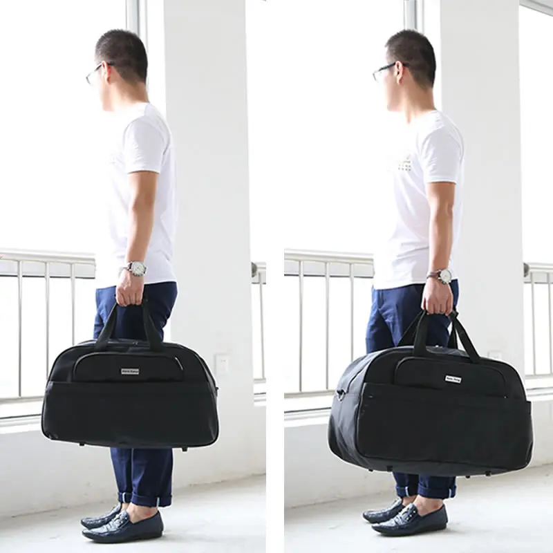 

Women Travel Bags Solid Waterproof Nylon Handbag Men Large Capacity Travel Totes Bolsa Feminina Female Duffle Bags PT752