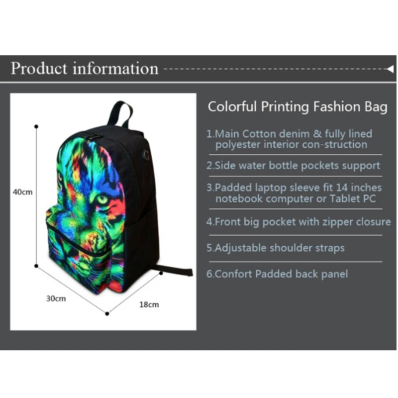 WHOSEPET ночная сцена Пинта рюкзаки для девочек и мальчиков подростковый в стиле