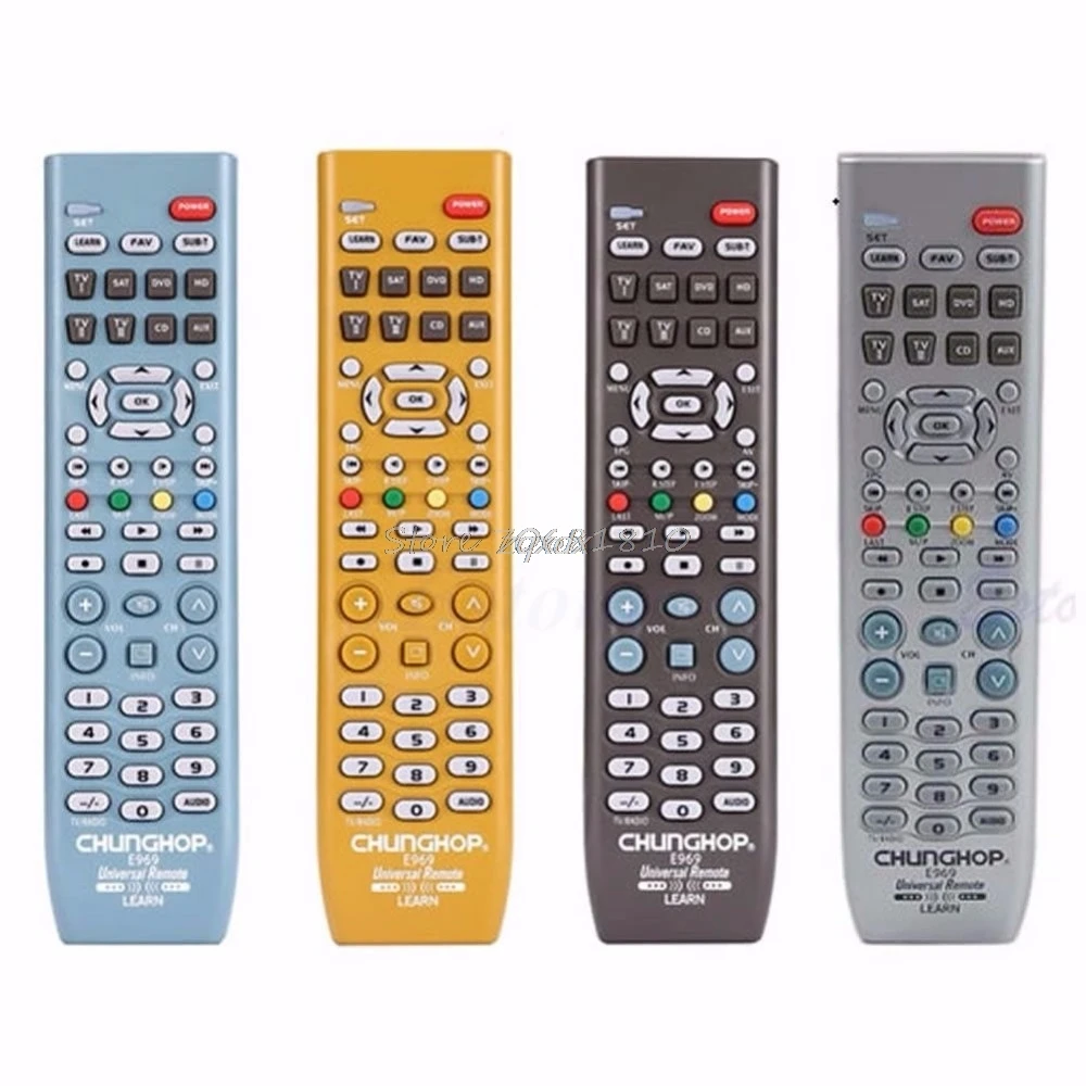 8 в 1 умный пульт дистанционного управления для TV SAT DVD CD AUX VCR, распродажа и Прямая поставка