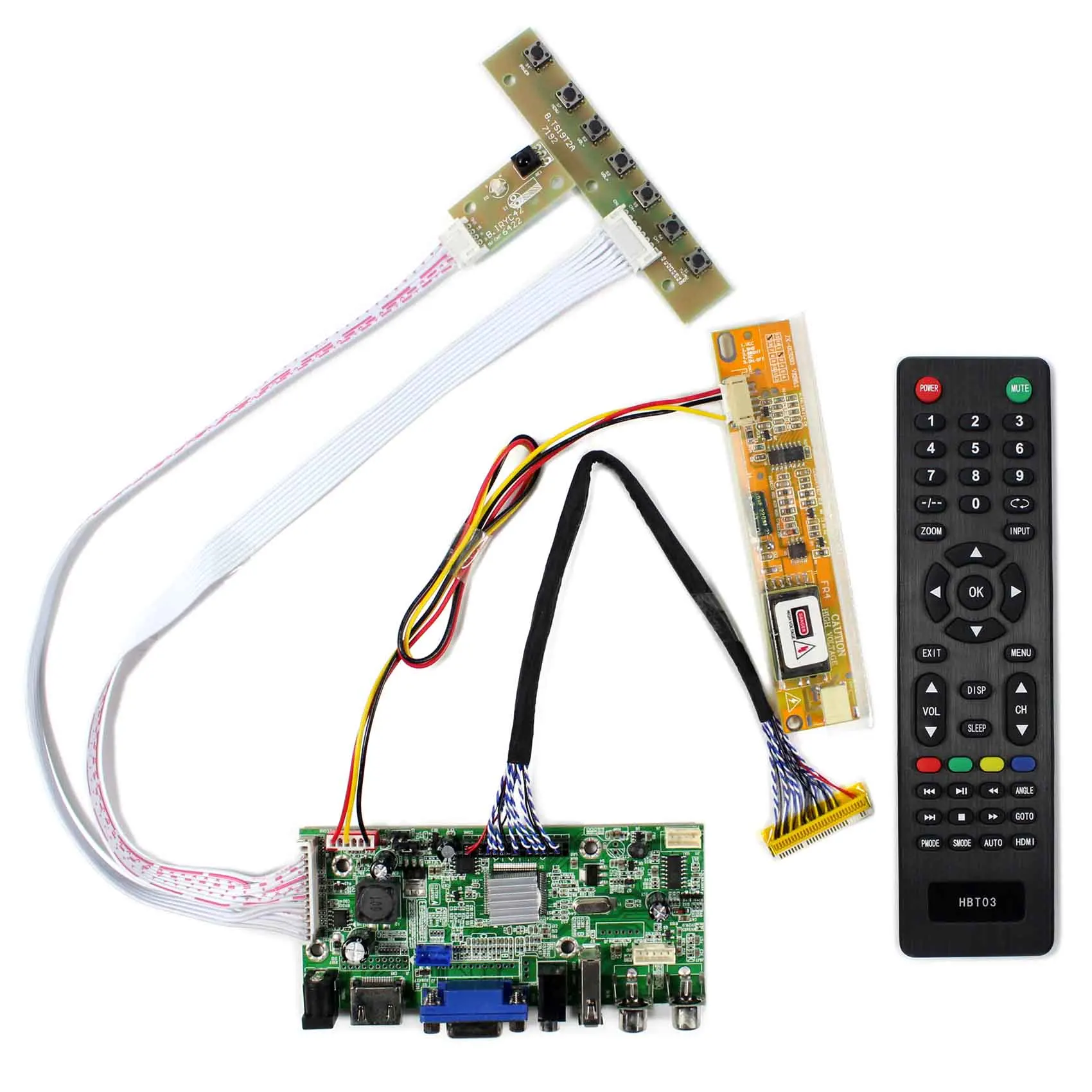 HD MI + VGA 2AV USB аудио ЖК дисплей драйвер платы для 15 4 inch 17 дюймов 1680x1050 LTN154P1 L01 LP154W02