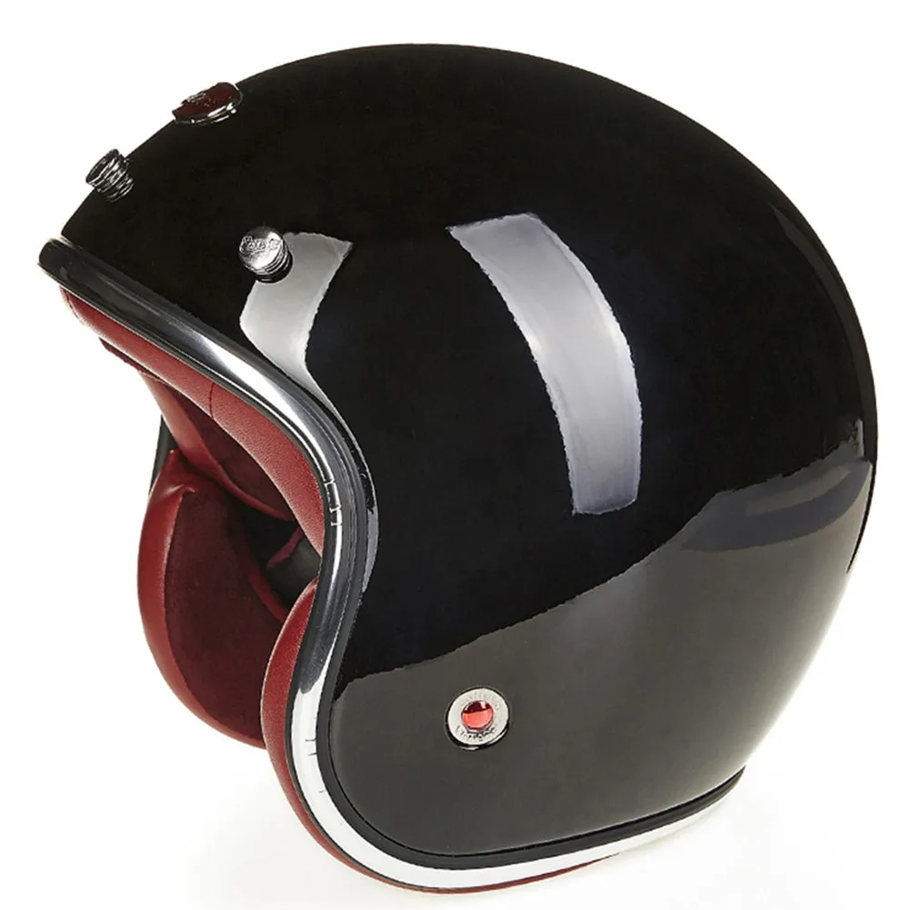 Стекловолокно ECE качество moto rcycle шлем чоппер с открытым лицом Винтаж 10876 Casque Casco