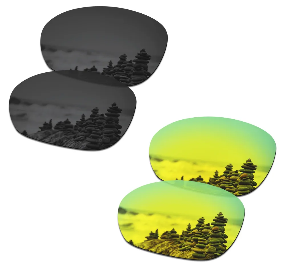 2 пары поляризованных солнцезащитных очков SmartVLT Сменные линзы для Oakley Pulse Stealth