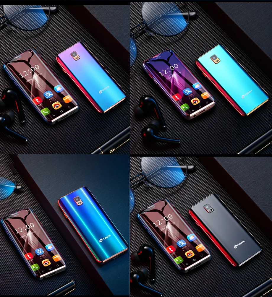 K-Touch I10 супер мини 4G мобильный телефон Google Play четырехъядерный 3,46 дюймов изогнутый экран смартфон 3 Гб 64 ГБ Android 8,1 сотовый телефон