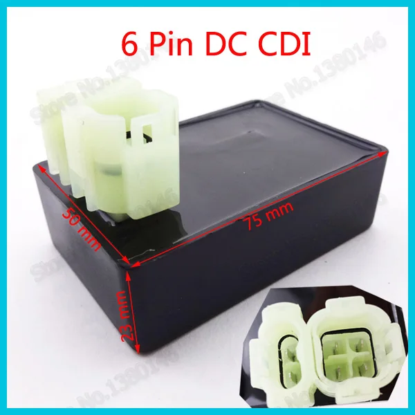 Performance Racing Ignition Coil 6 Pin DC CDI Box For Kymco SYM Vento 50cc 125cc 150cc Engine GY6 Moped Scooter | Автомобили и
