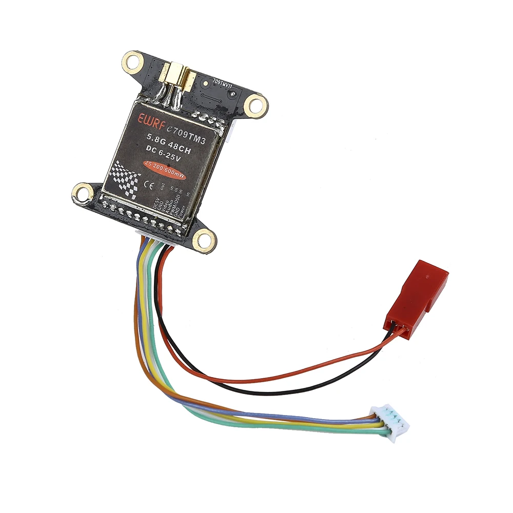 EWRF e709TM3 5 8G 200mW 48CH FPV беспроводной модуль передатчика AV 5V для F3 F4 контроллера
