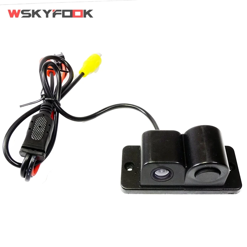 Парковочная камера заднего хода автомобиля с радар датчиком и 4 3 &quotскладной ЖК