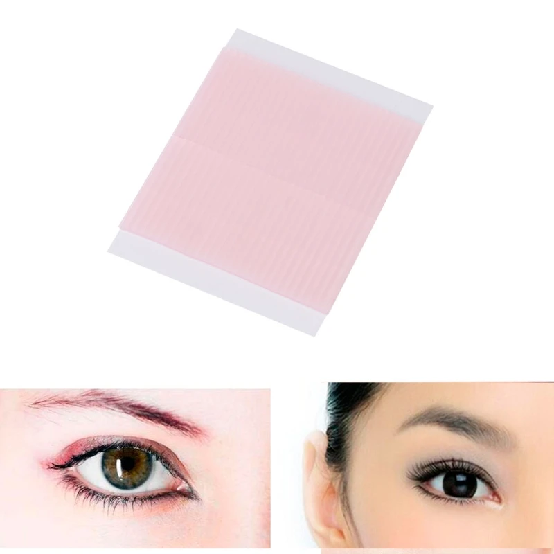 50 шт. невидимая волокнистая клейкая лента с двойным веком техническая для глаз