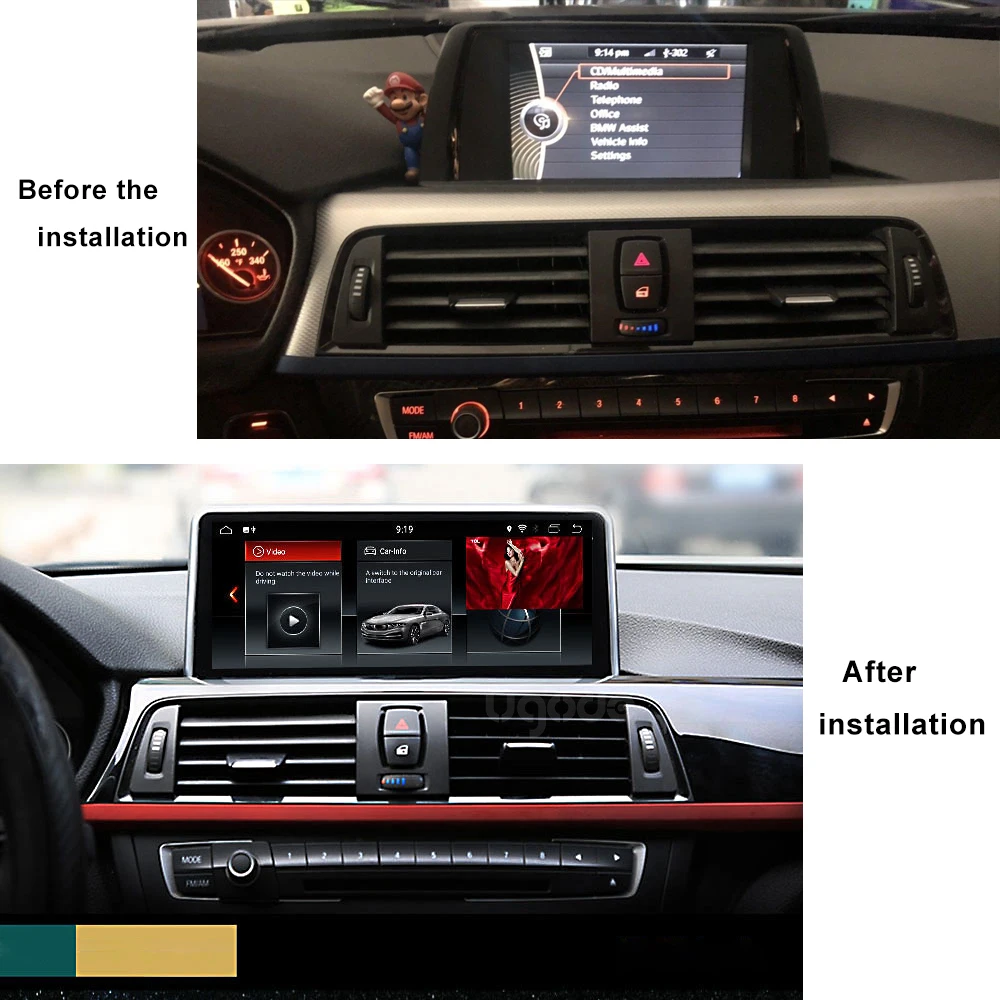 Ugode Android 7 1 Автомобильная навигационная система GPS стерео 10 25 &quotIPS экран для BMW 3