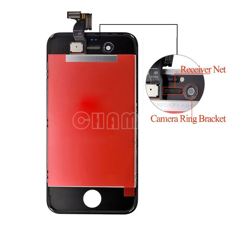 CHAMDEO для iPhone 4 4S ЖК дисплей кодирующий преобразователь сенсорного экрана в сборе