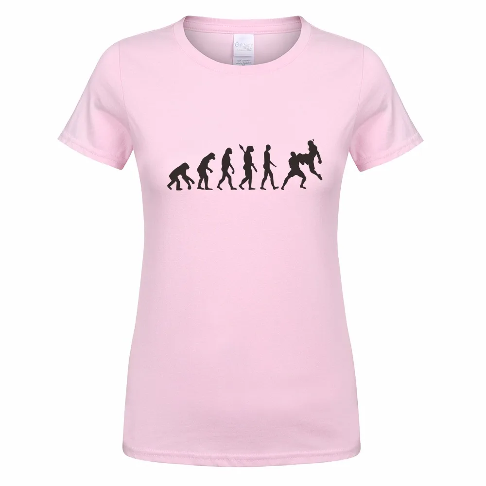 Женские футболки Muay Thai Evolution летние с коротким рукавом и круглым вырезом крутая