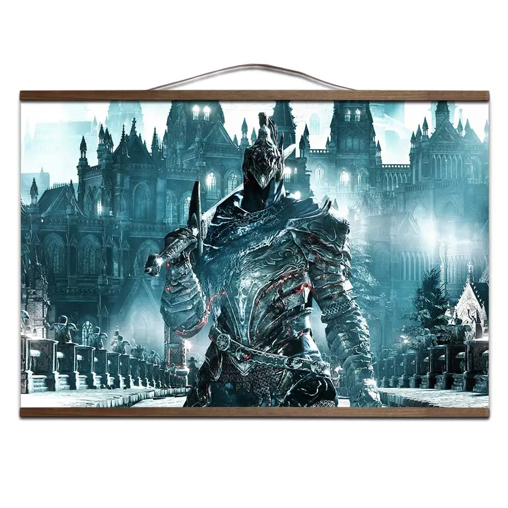 23 Dark Souls 2 3 плакат для HD холст декоративные постеры живопись с твердой древесины Висячие свиток - Цвет: 23