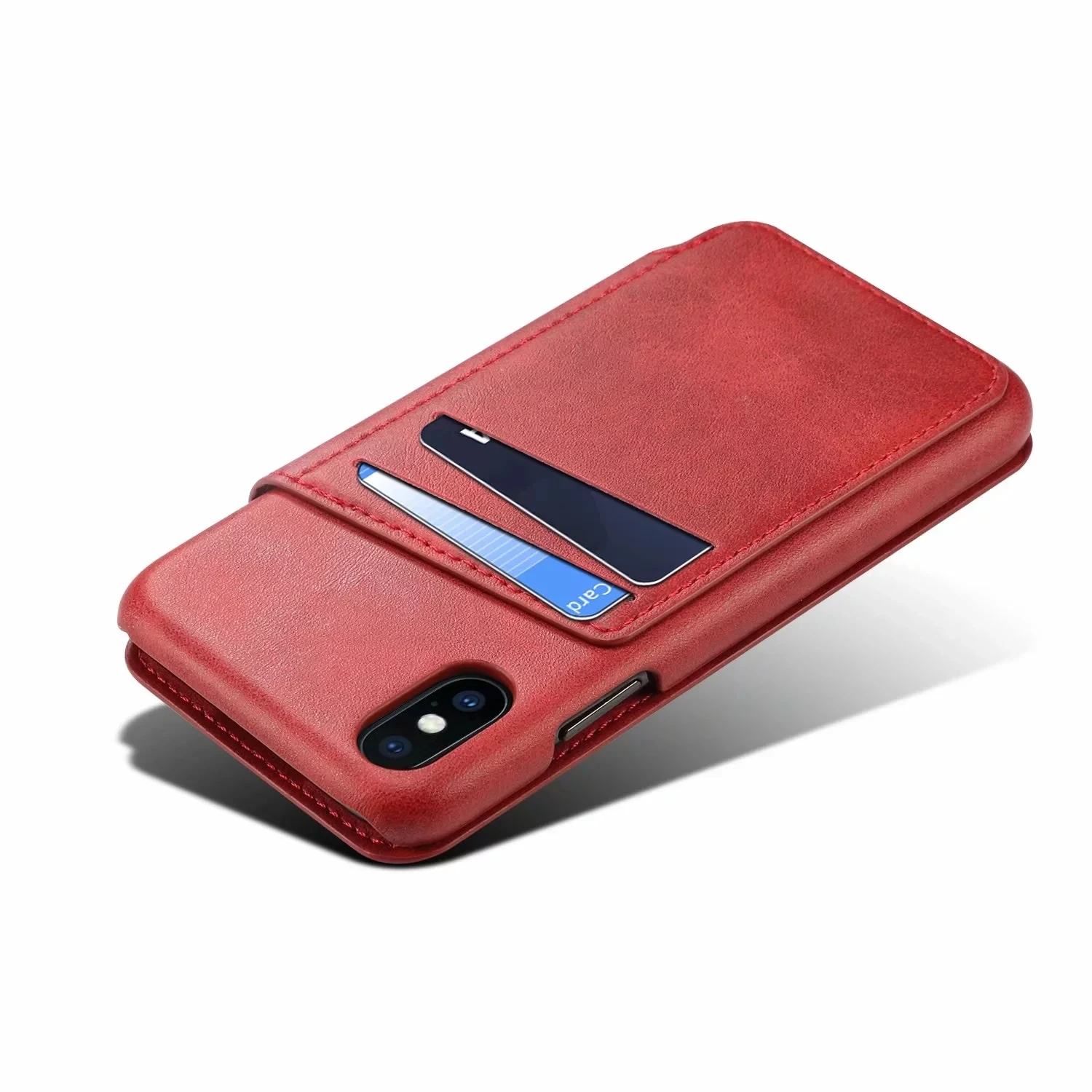 Ретро Чехол из искусственной кожи для iPhone X, 6, 7, 8 Plus, чехол-кошелек с отделениями для карт, чехол-подставка для iPhone 8, 7, 6, X, винтажный Чехол