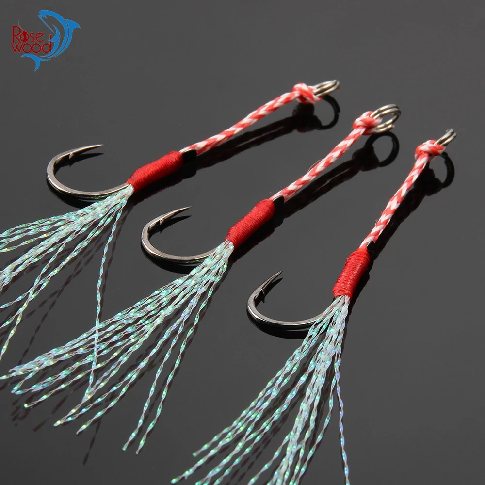 Рыболовные крючки RoseWood Mustad #11 #14 #15 легкий крючок для джиггинга 5 шт./лот рыболовный