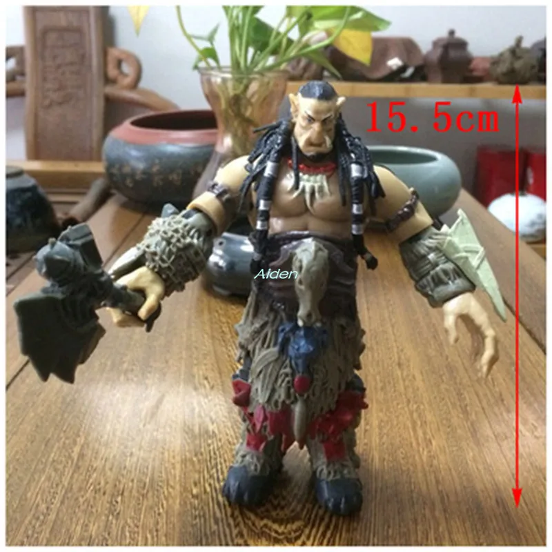 6 &quotБратство лошади сэр андуин Лотар Medivh Железный Орда Durotan ПВХ фигурку