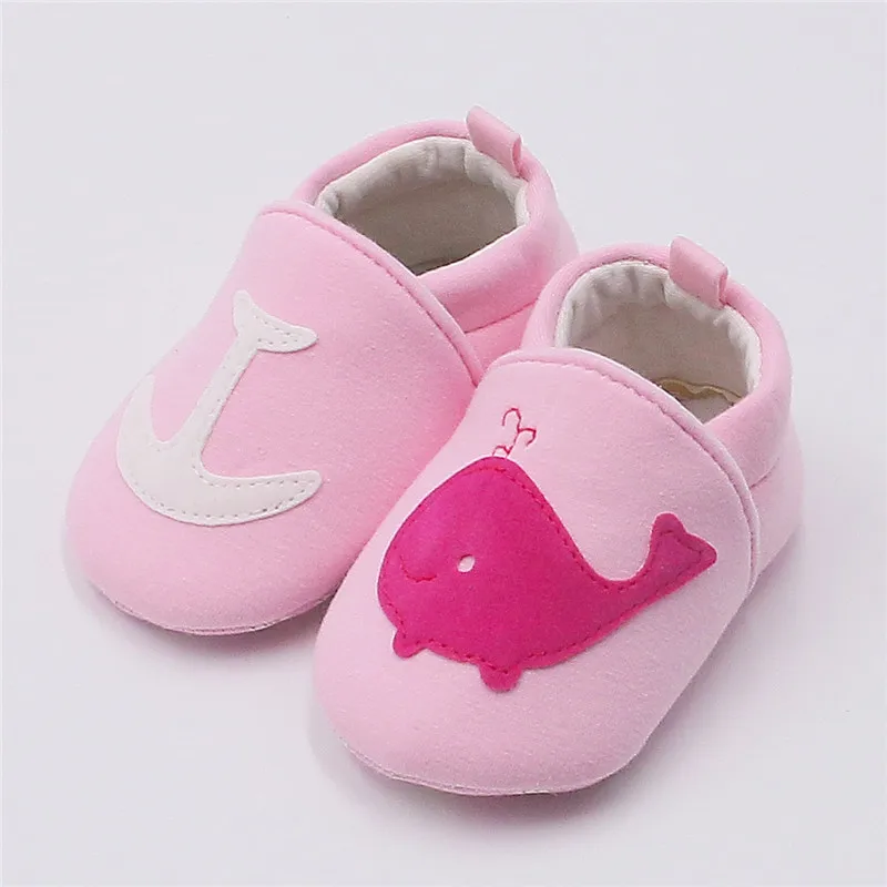 model-3 Первые ходунки CartoonShoes Bebe мокасины для малышей 0-24 м нескользящая Мягкая подошва обувь для маленьких мальчиков и девочек - Цвет: model-3