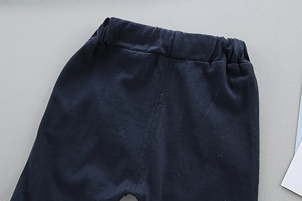 Летняя одежда для мальчиков 2019 рубашка с принтом дерева и листьев + шорты Одежда