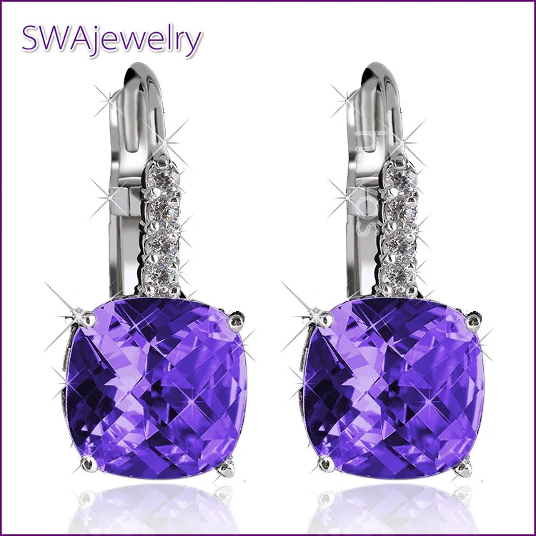 Лидер продаж 6 цветов большие циркониевые модные ювелирные изделия классический