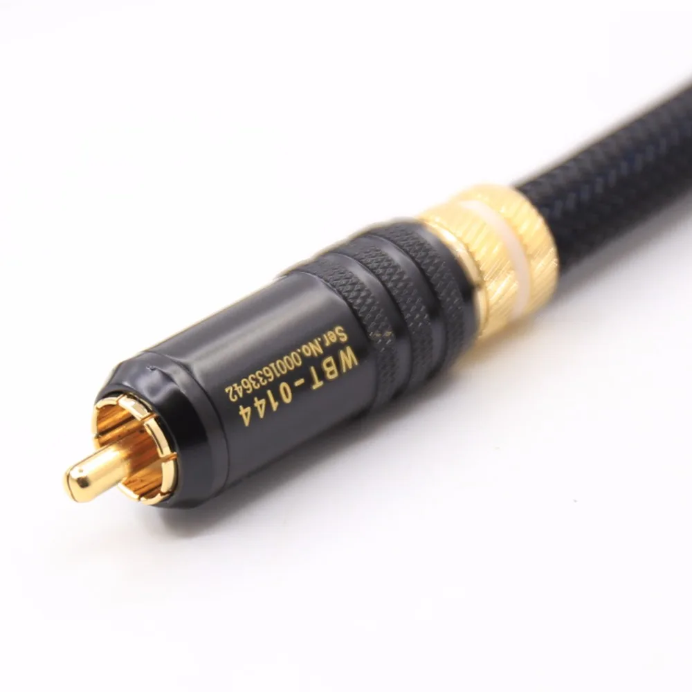 Siltech SQ-88B G5 посеребренные соединительный кабель с WBT-0144 RCA разъем