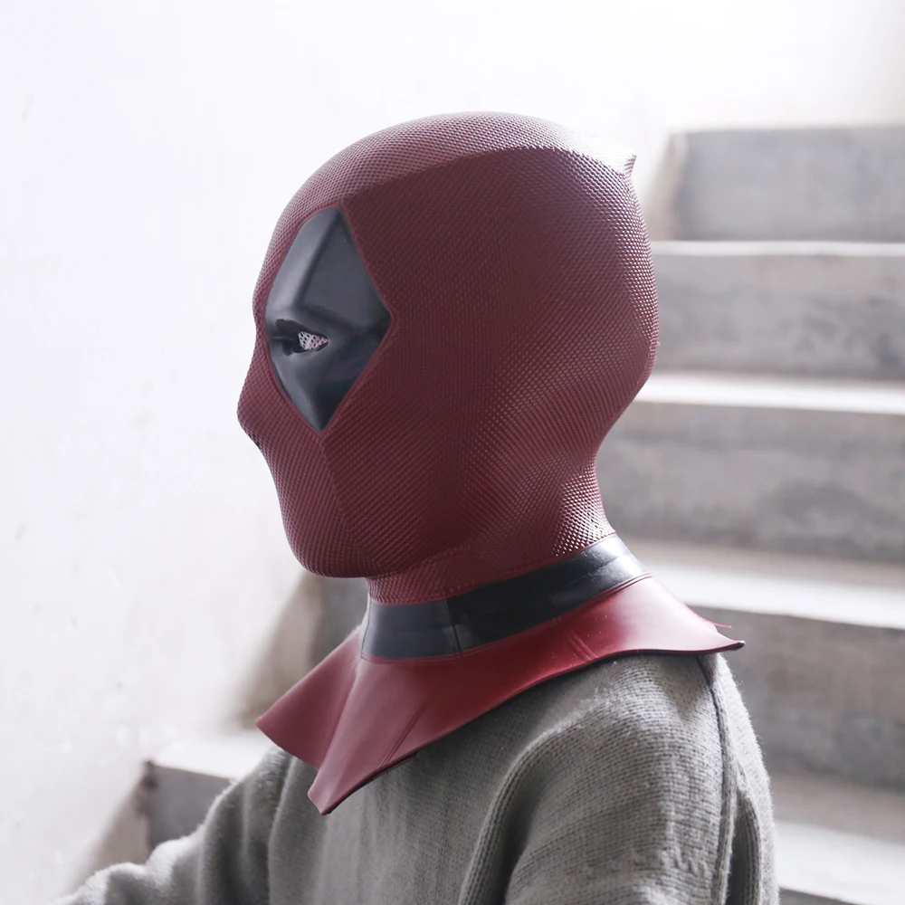 Новая маска Moive Deadpool 2 дышащая ПВХ маска на все лицо Хэллоуин косплей реквизит капот шлем
