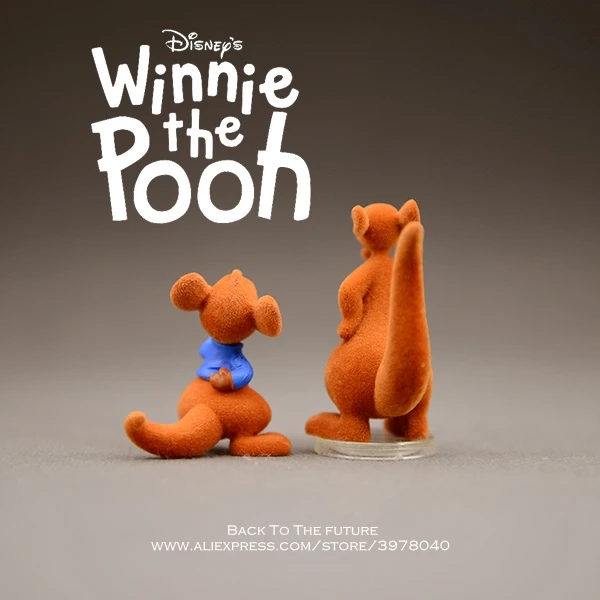 Disney Winnie the Pooh wallaby Roo и Mom 4 6 см фигурка коллекция украшений аниме игрушка модель для