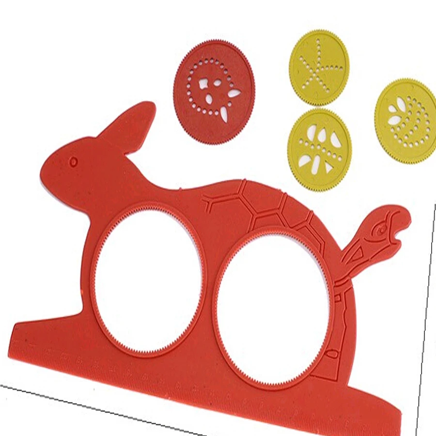 Инструменты для рисования Волшебная черепаха и заяц Спирограф эскизы игрушки