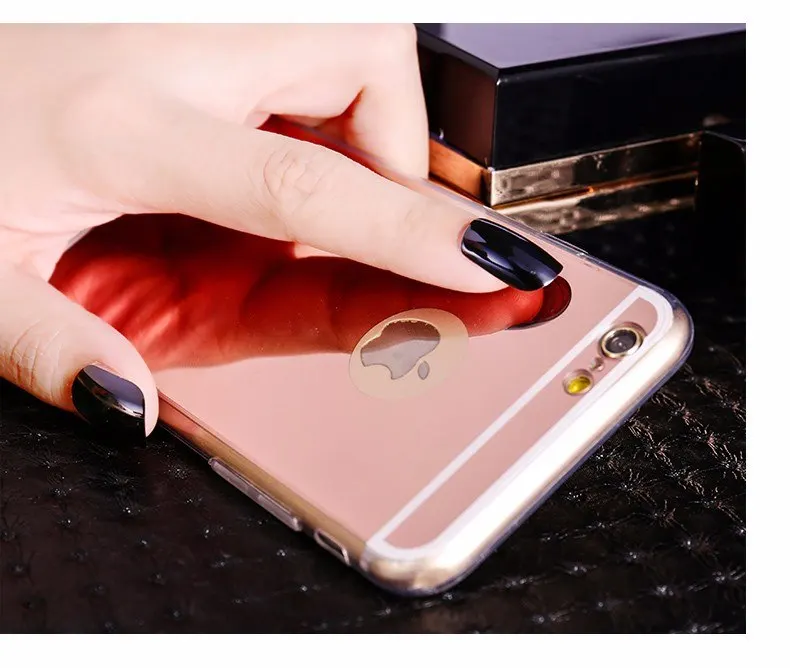 Зеркальный чехол для телефона для Apple iPhone 7 Plus роскошный модный чехол для iPhone X XS 8 6 5s 5 SE 4S 4 6 S Plus задняя крышка Coque Capa Shell
